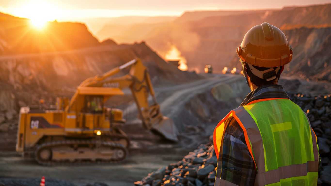 Letava equipment on site at a mine